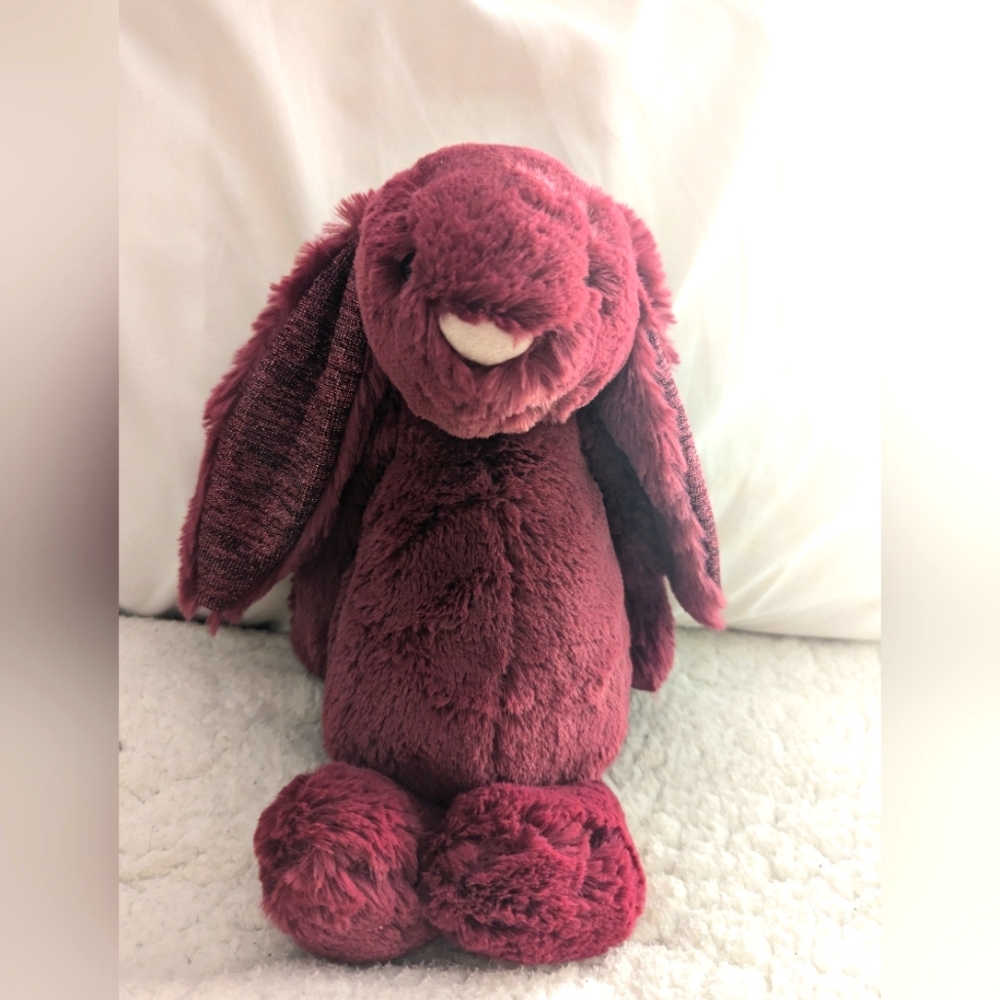 Jellycat bashful sparkly cassis bunny